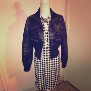 Faux Leather Jacket